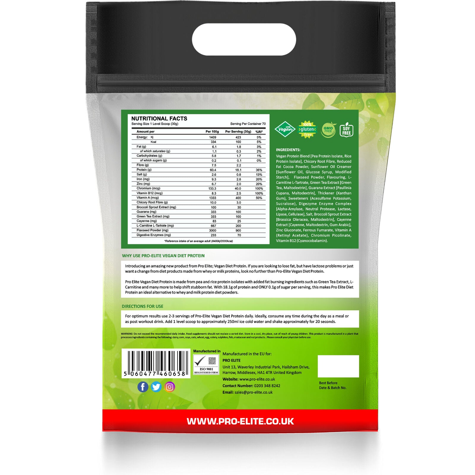 Vegan Diet Protein | Pro-Elite