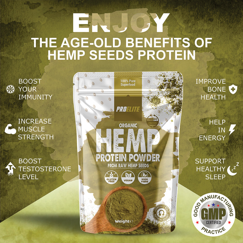 Organic Hemp Protein Powder | Pro-Elite