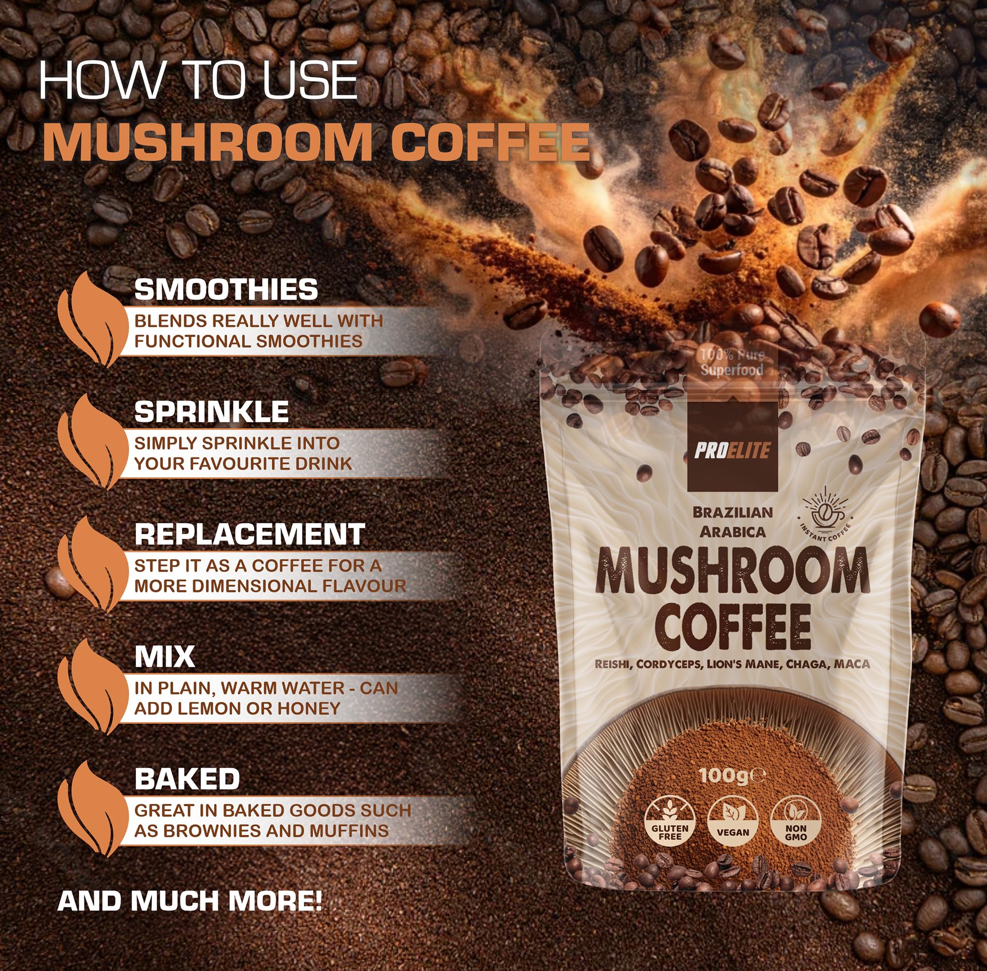 Mushroom Coffee | Pro-Elite