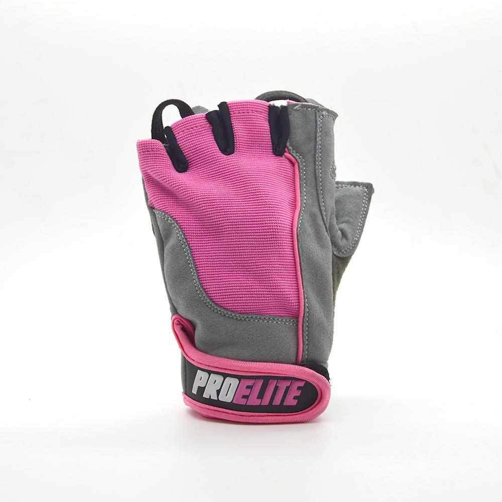Weight Lifting Gloves - Pink/Grey | Pro-Elite