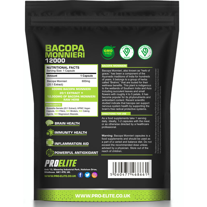 PROELITE Bacopa Monnieri Capsules