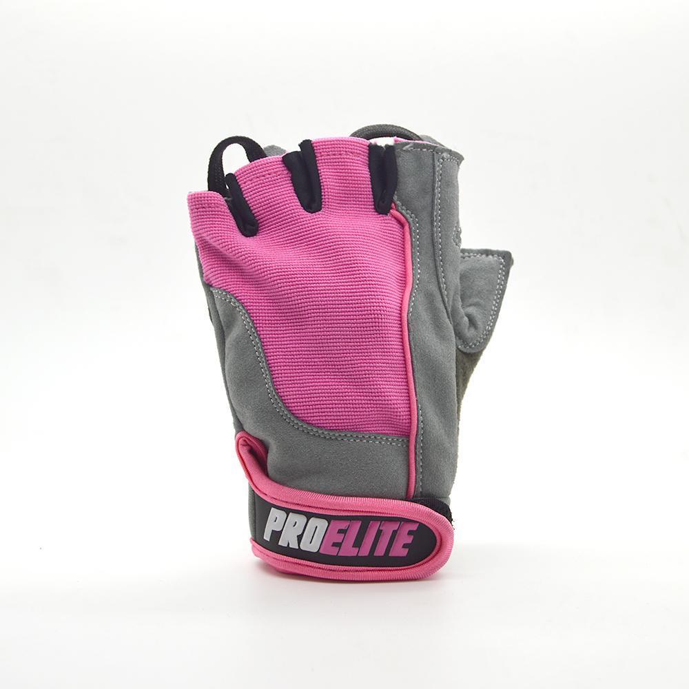 Weight Lifting Gloves - Pink/Grey | Pro-Elite