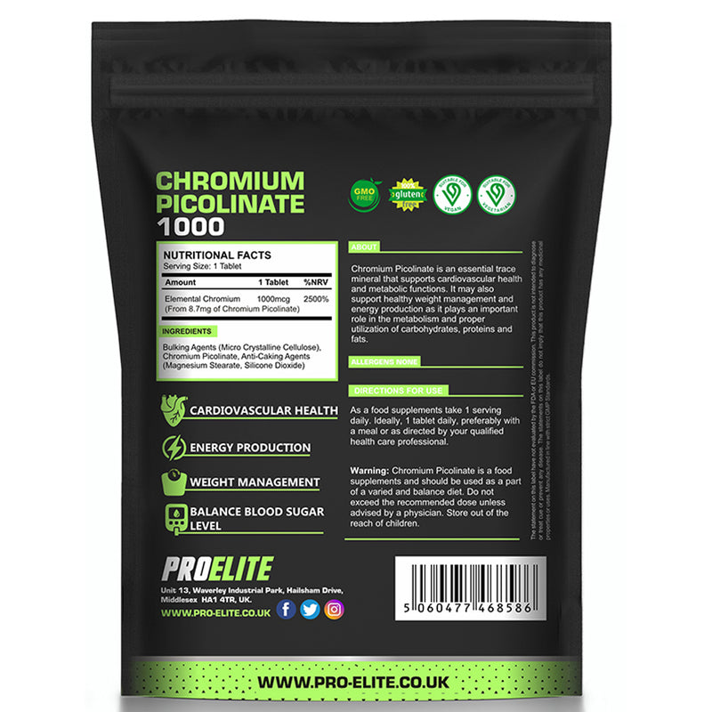 PROELITE Chromium Picolinate Tablets