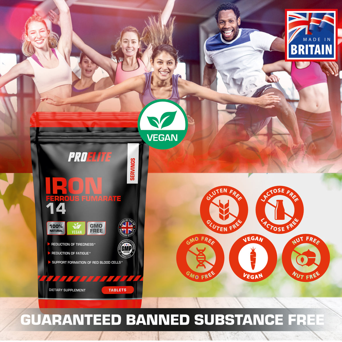 Iron 14mg Tablets | Pro-Elite