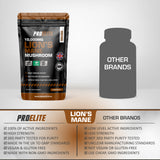 Lions Mane Mushroom Vegan Capsules | Pro-Elite