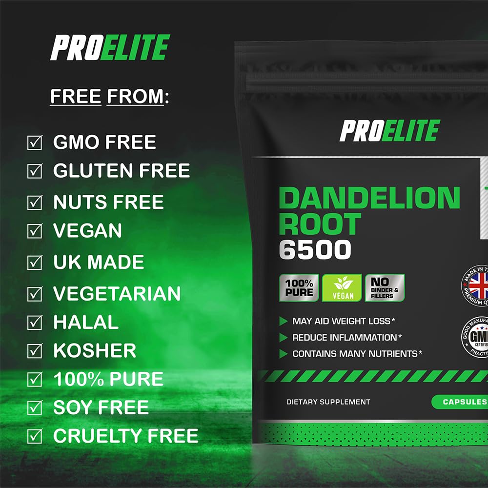 Dandelion Root Capsules | Pro-Elite