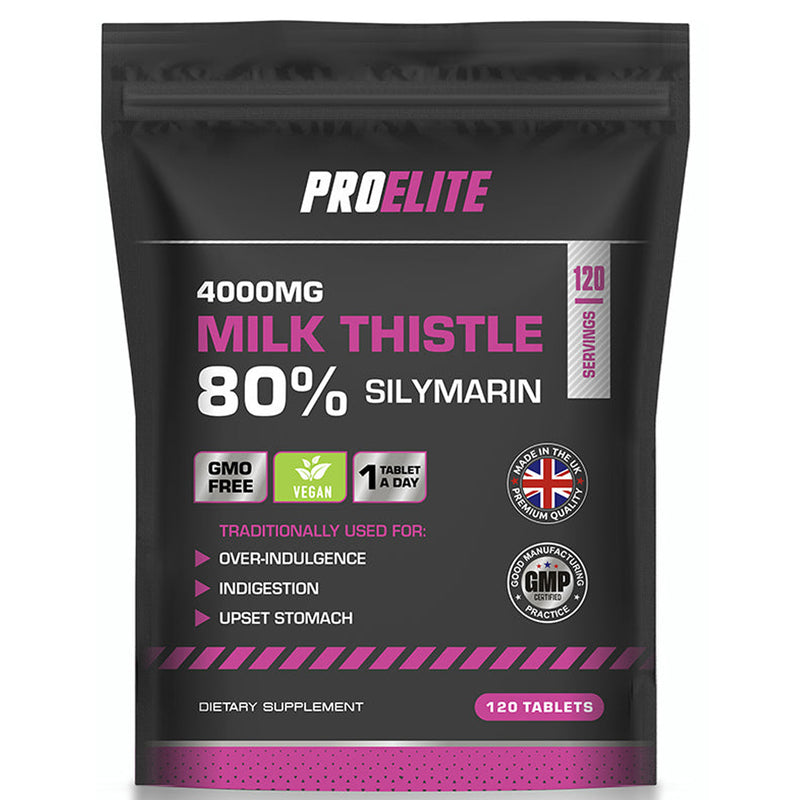 Pro-Elite Milk Thistle 40:1 Extract Vegan Tablets