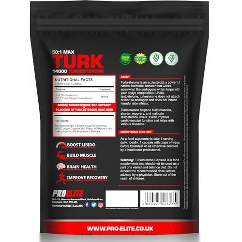 TURK Turkesterone Vegan Capsules | Pro-Elite