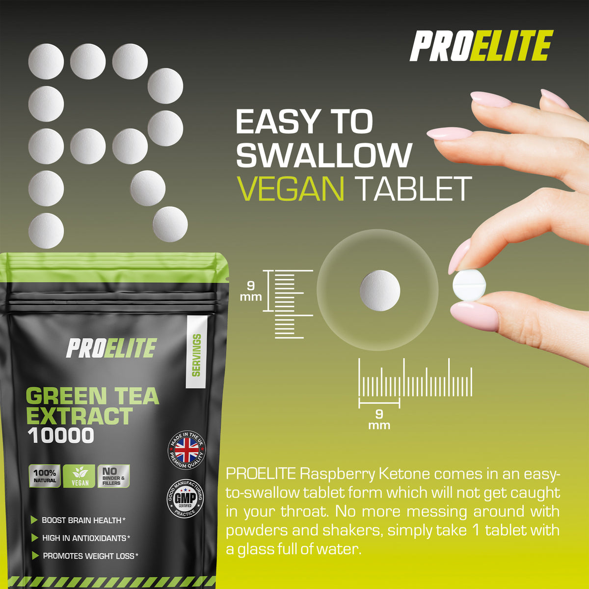 Green Tea Extract Tablets | Pro-Elite
