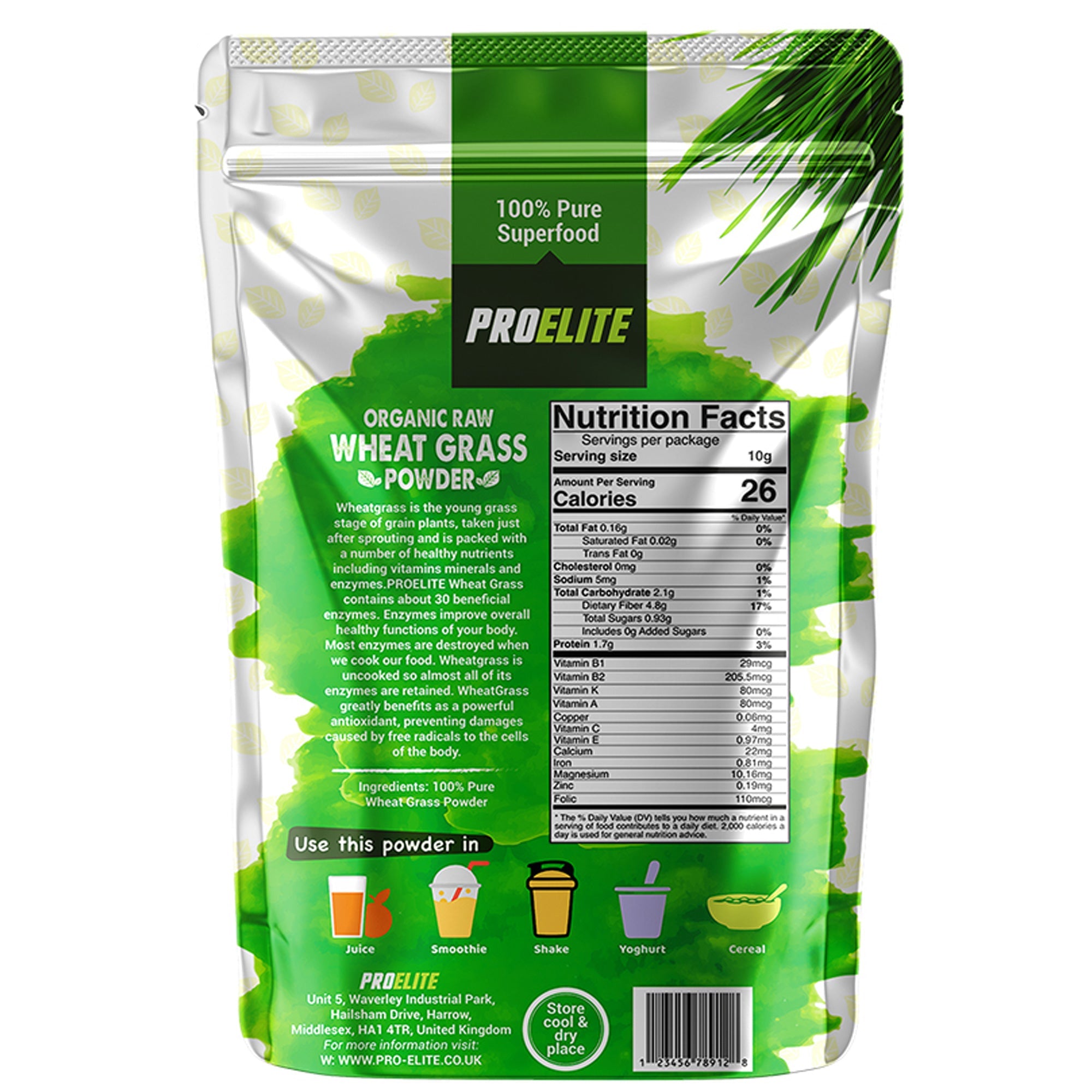 Wheat Grass Powder | Pro-Elite