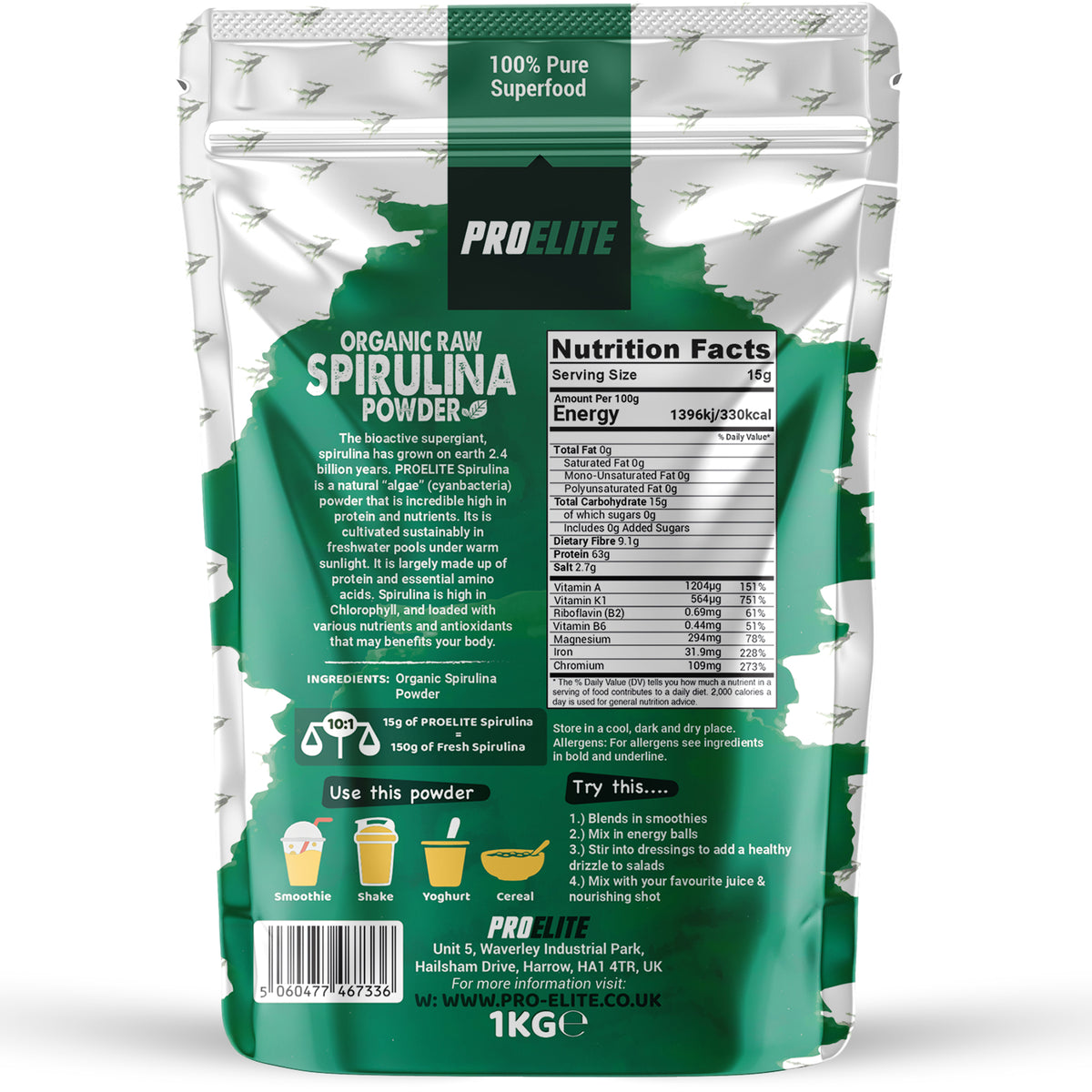 Spirulina Powder | Pro-Elite