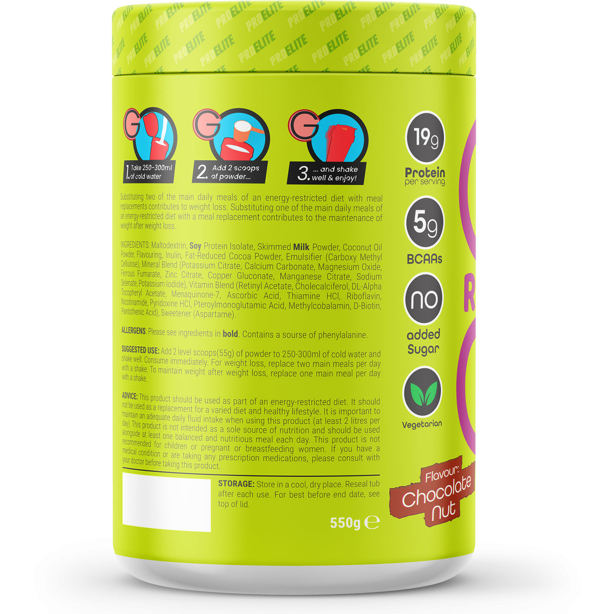 Go Lean Meal Replacement 550g | Pro-Elite