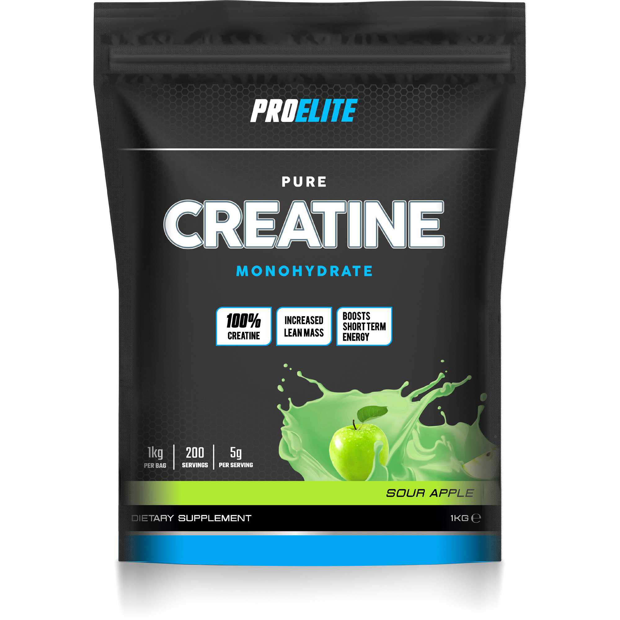 Pure Creatine Monohydrate Powder 1kg | Pro-Elite