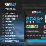BCAA 2:1:1 Vegan Capsules | Pro-Elite