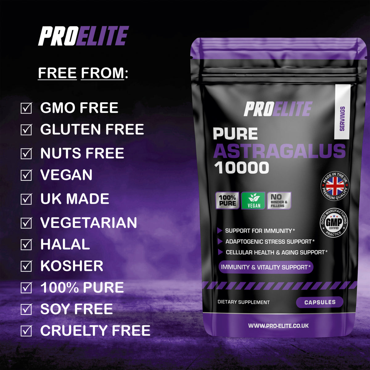Astragalus Capsules | Pro-Elite