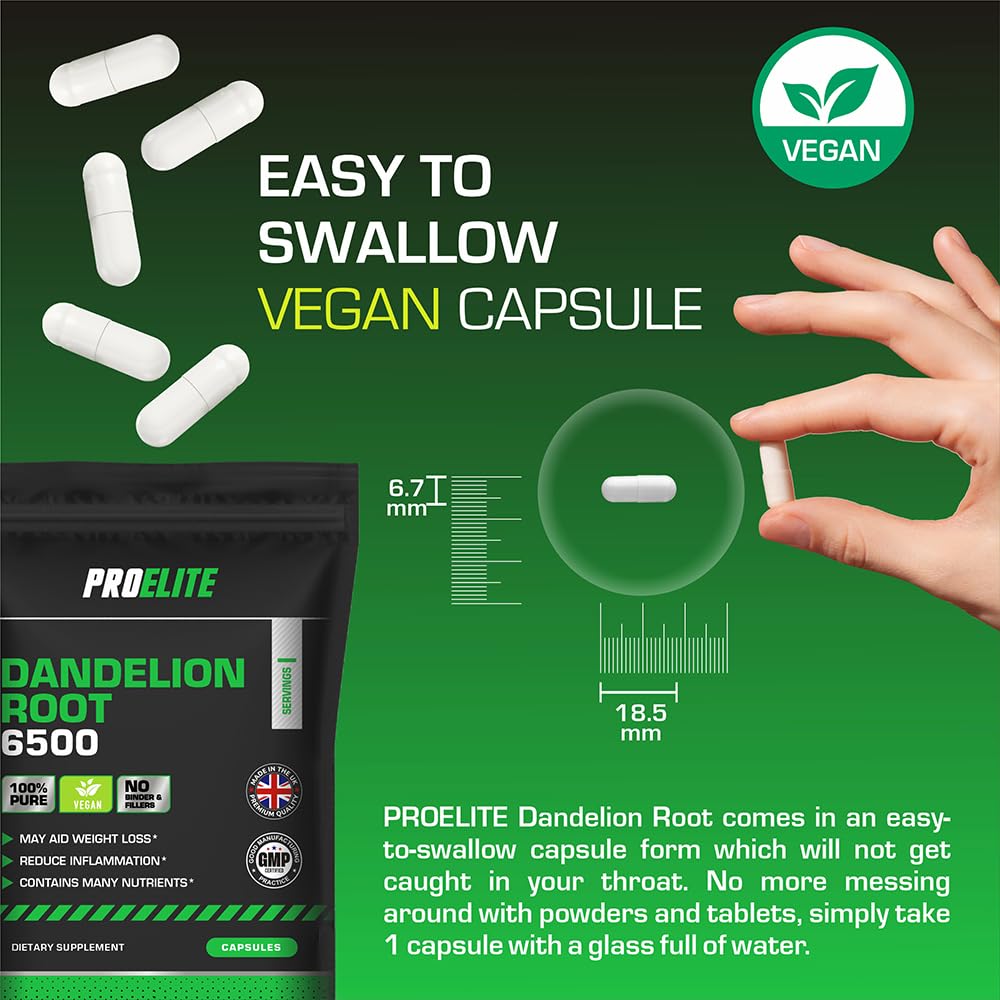 Dandelion Root Capsules | Pro-Elite