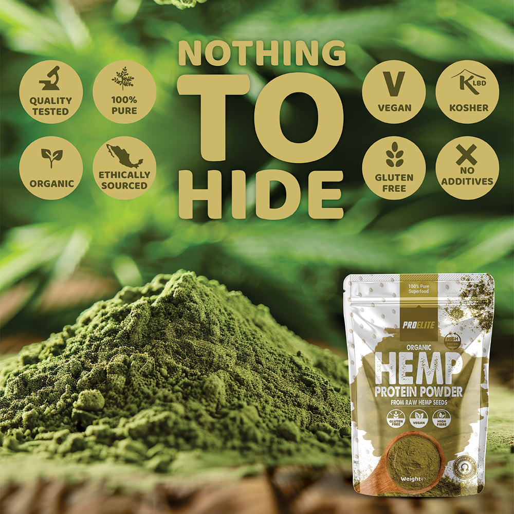 Organic Hemp Protein Powder | Pro-Elite