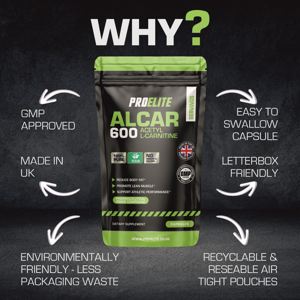 Acetyl L-Carnitine Vegan Capsules | Pro-Elite