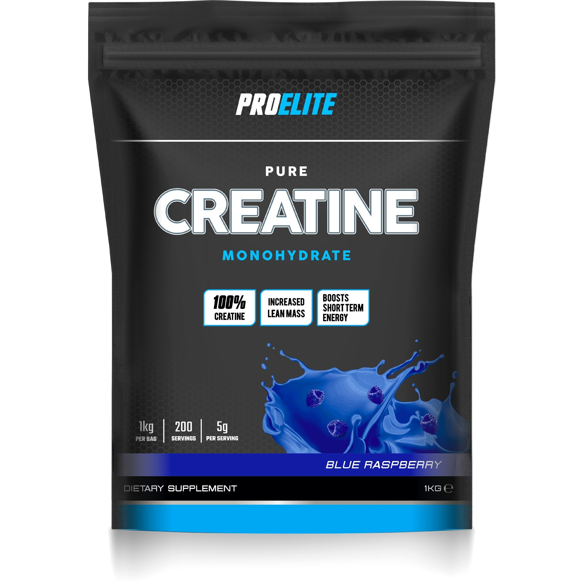 Pure Creatine Monohydrate Powder 1kg | Pro-Elite