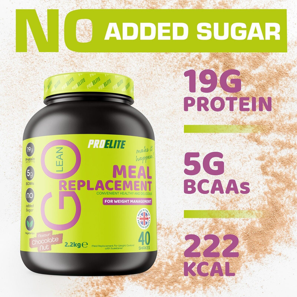 Go Lean Meal Replacement 2.2kg | Pro-Elite