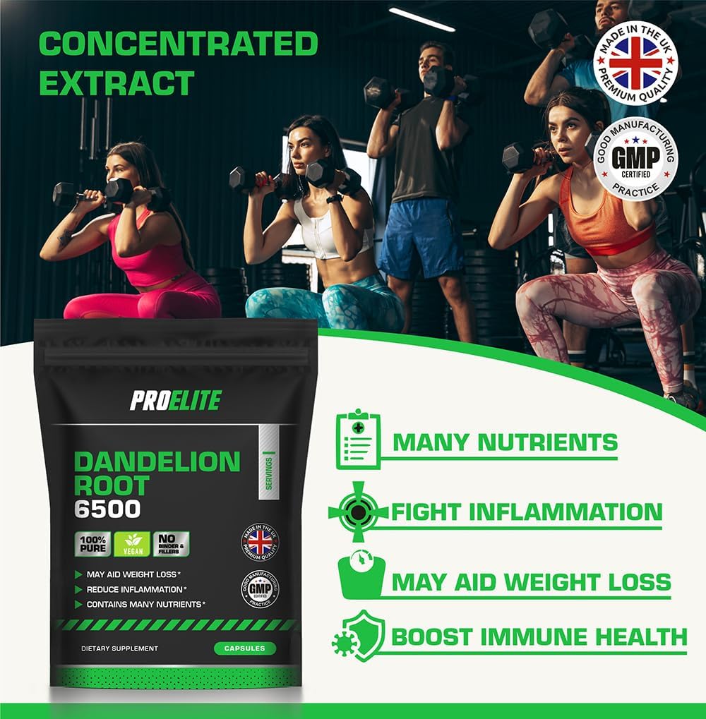 Dandelion Root Capsules | Pro-Elite