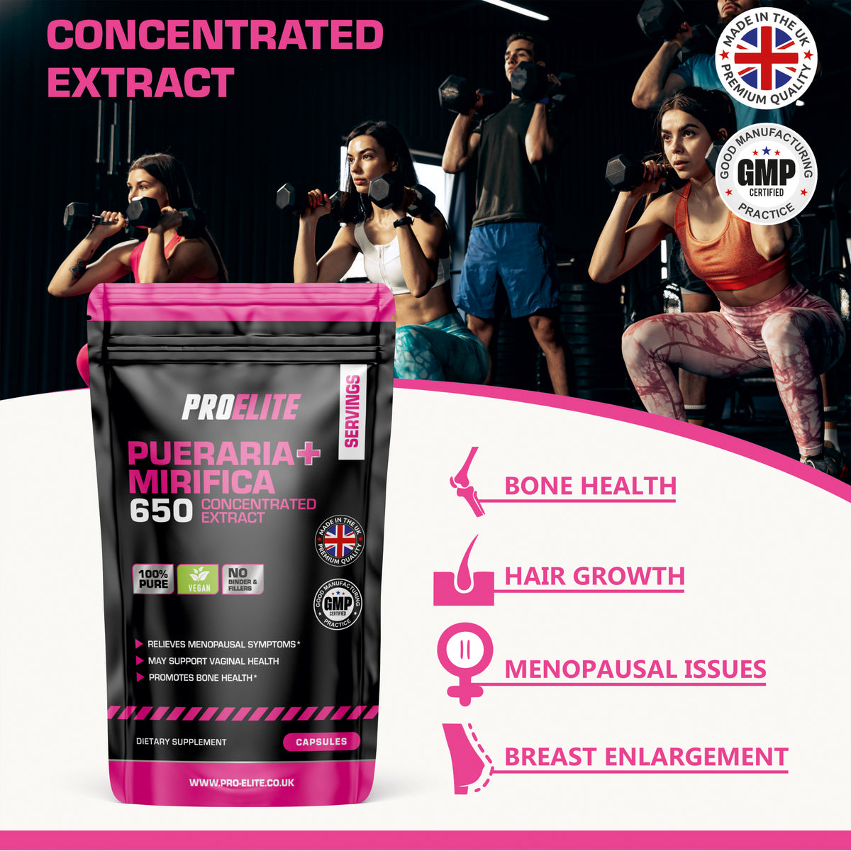 Pueraria Mirifica Vegan Capsules | Pro-Elite