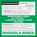 Rhodiola Rosea Capsules | Pro-Elite