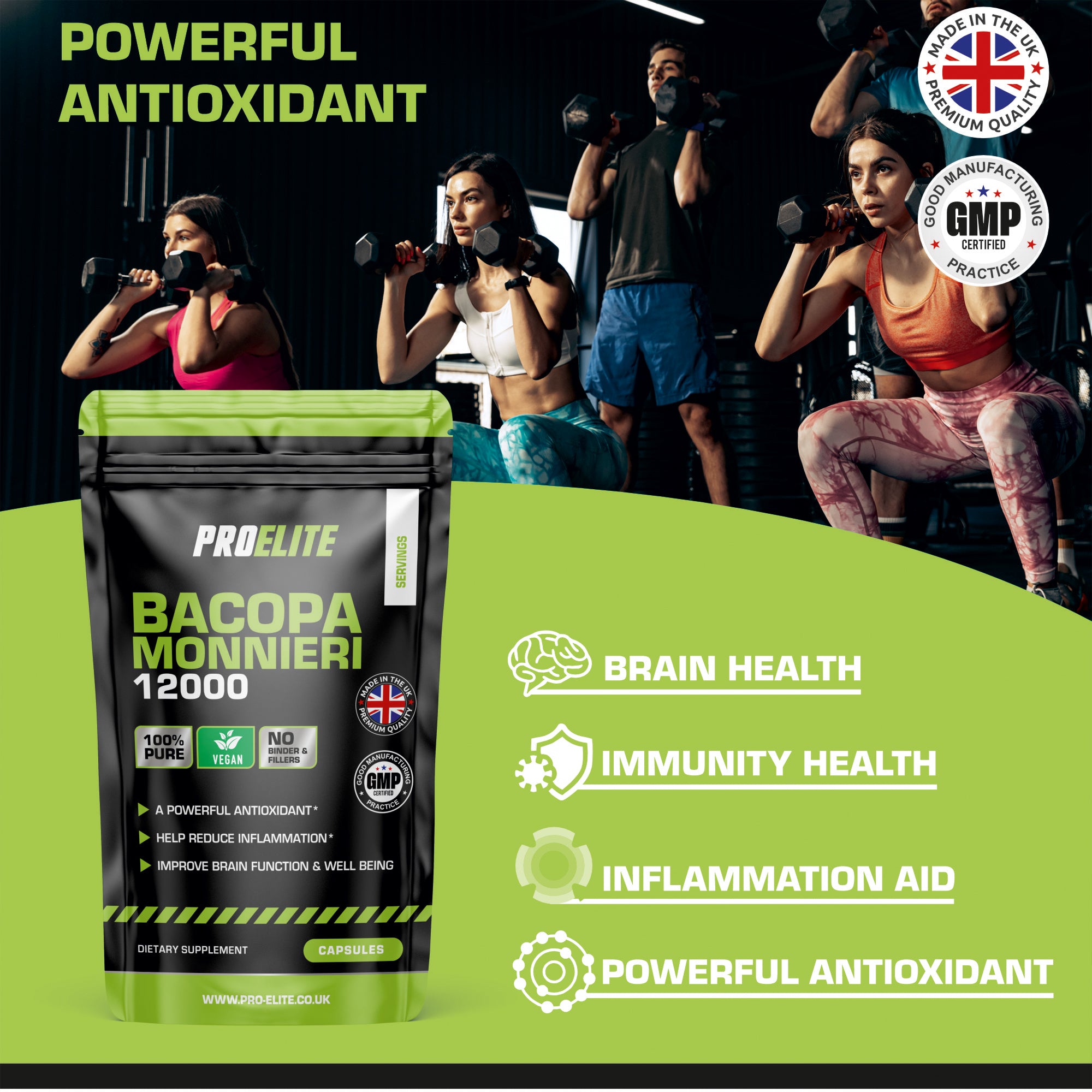 PROELITE Bacopa Monnieri Capsules