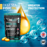 Omega 3 Fish Oil 500mg - Softgels | Pro-Elite