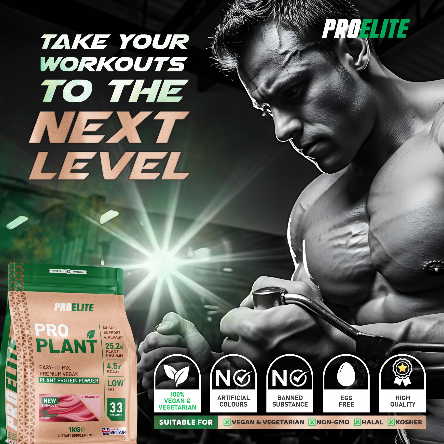 PROELITE Pro Plant Protein 1kg