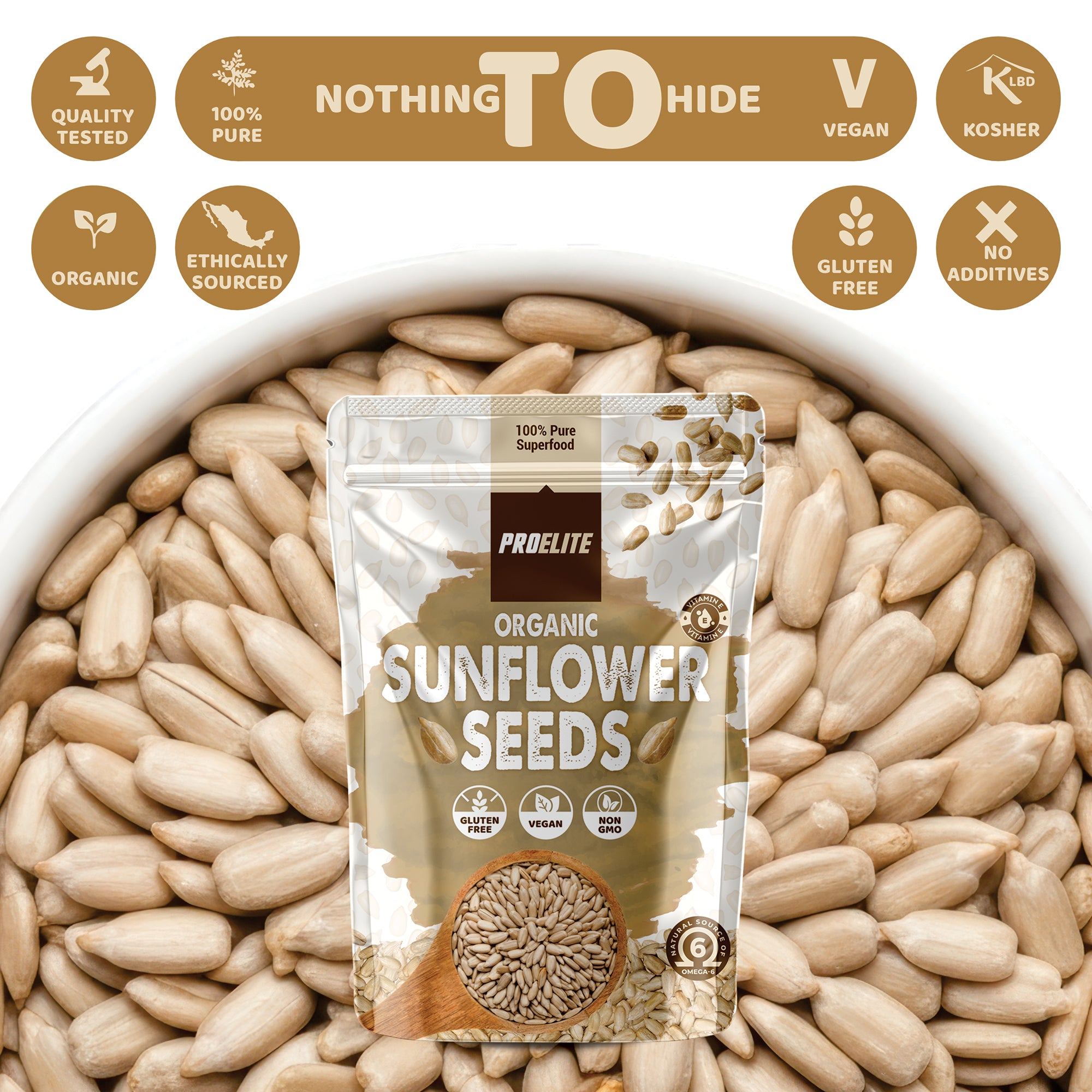 Organic Sunflower Seeds | Pro-Elite