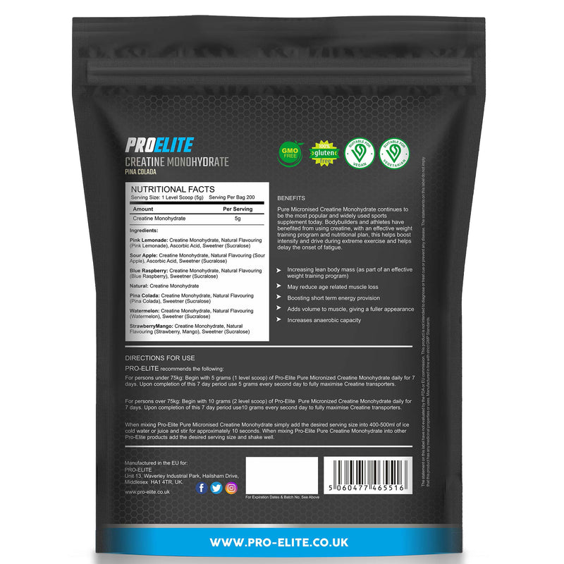 Pro-Elite Pure Creatine Monohydrate Powder 1kg