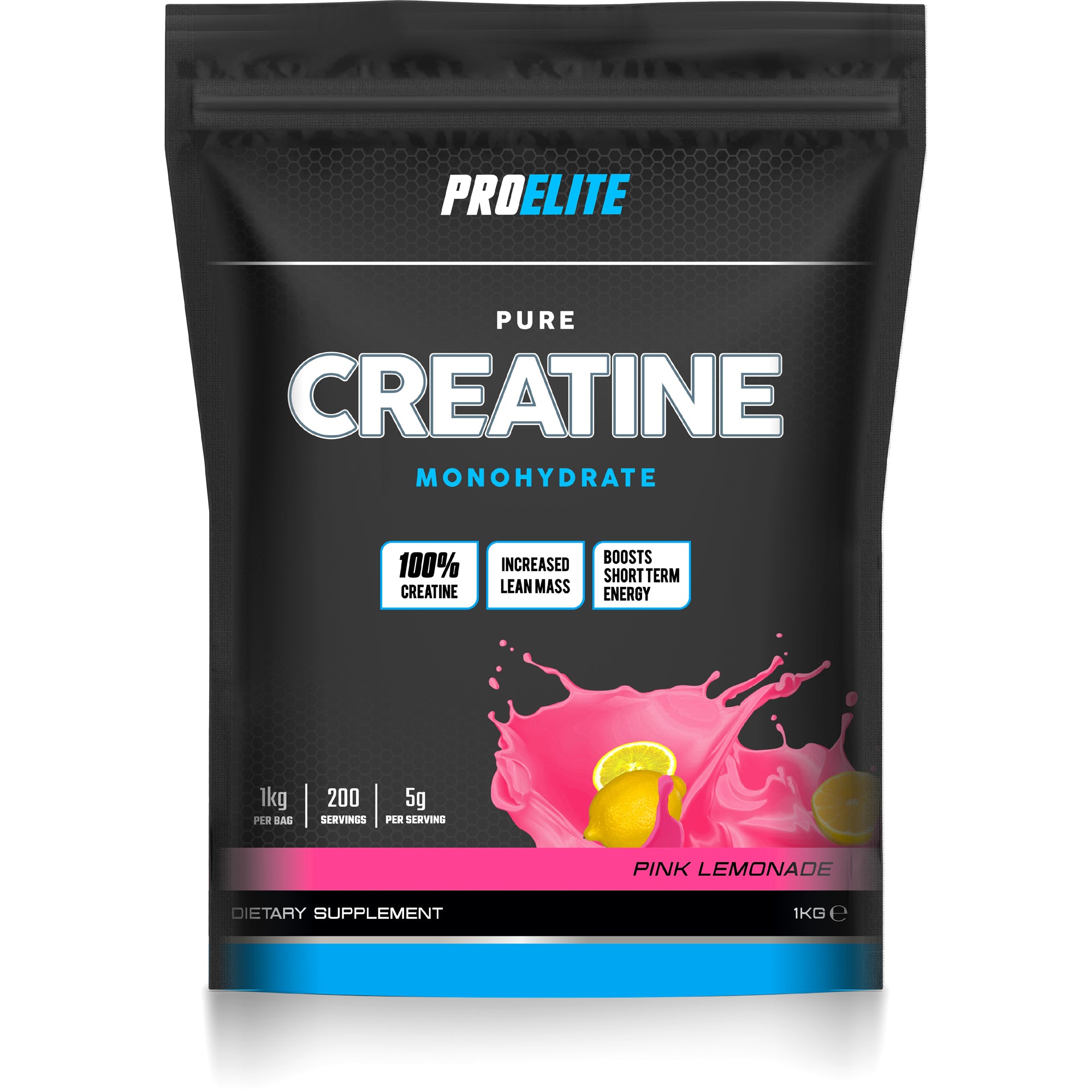 Pure Creatine Monohydrate Powder 1kg | Pro-Elite