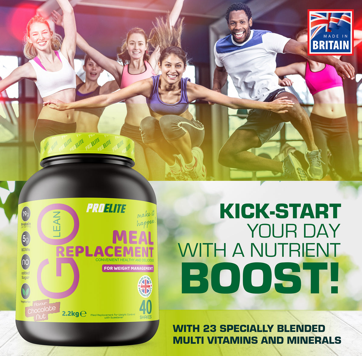 Go Lean Meal Replacement 2.2kg | Pro-Elite