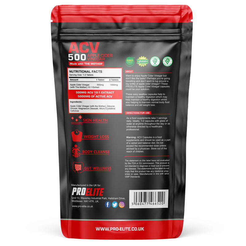 PROELITE Apple Cider Vinegar Tablets