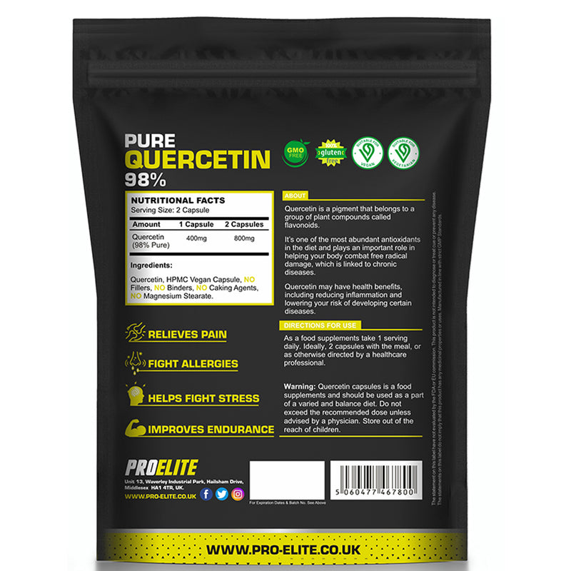 PROELITE Quercetin Vegan Capsules