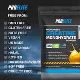 Creatine Monohydrate Pouch 250g | Pro-Elite