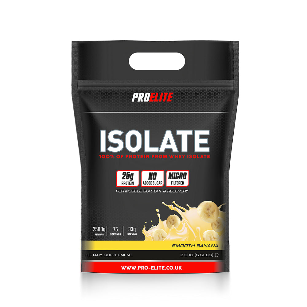 Whey Isolate Protein Powder 1kg, 2.5kg & 5kg | Pro-Elite