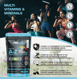 A-Z Multi Vitamins & Minerals Vegan Tablets | Pro-Elite