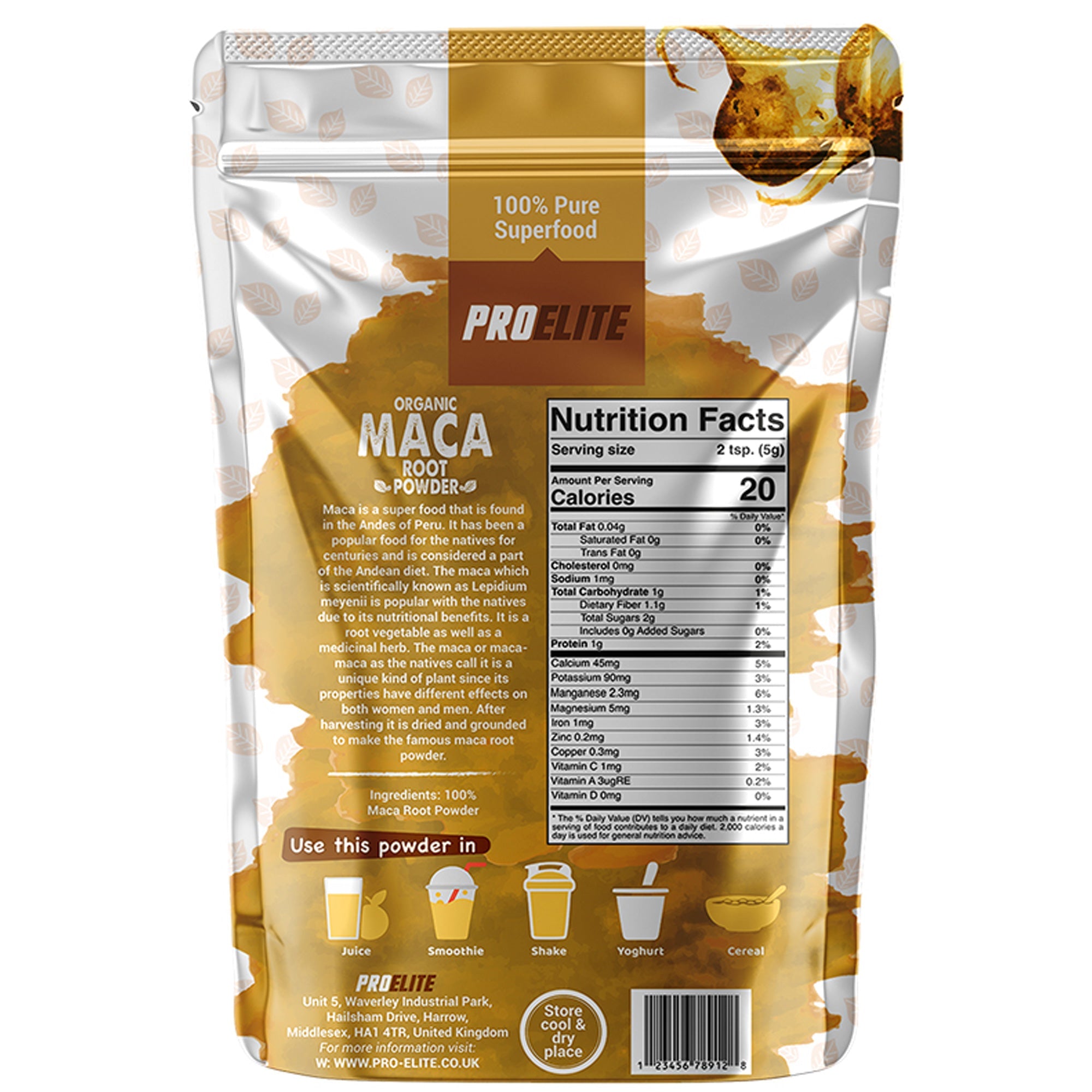 Maca Root Powder | Pro-Elite