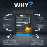 Creatine Monohydrate Pouch 250g | Pro-Elite