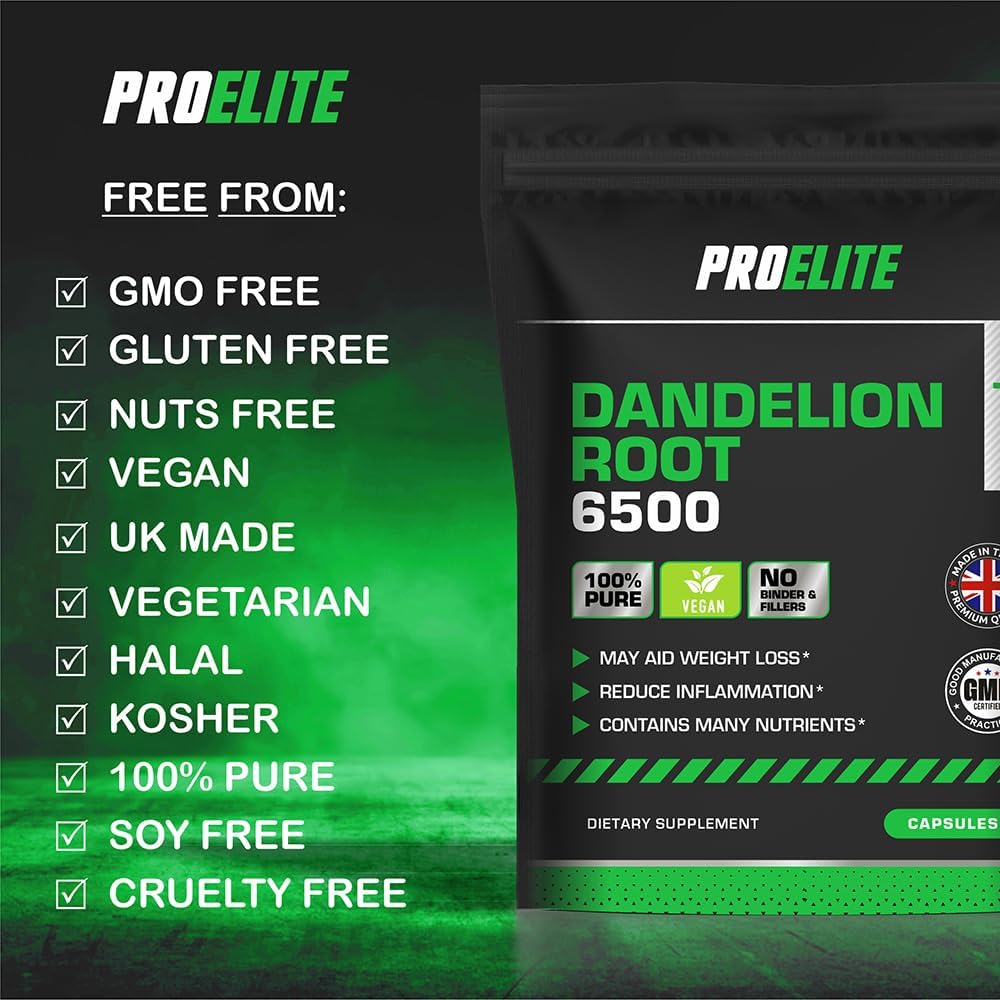 Dandelion Root Capsules | Pro-Elite