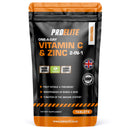 PROELITE Vitamin C + Zinc Vegan Tablets