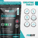 PROELITE Creatine Monohydrate 500mg Vegan Tablets