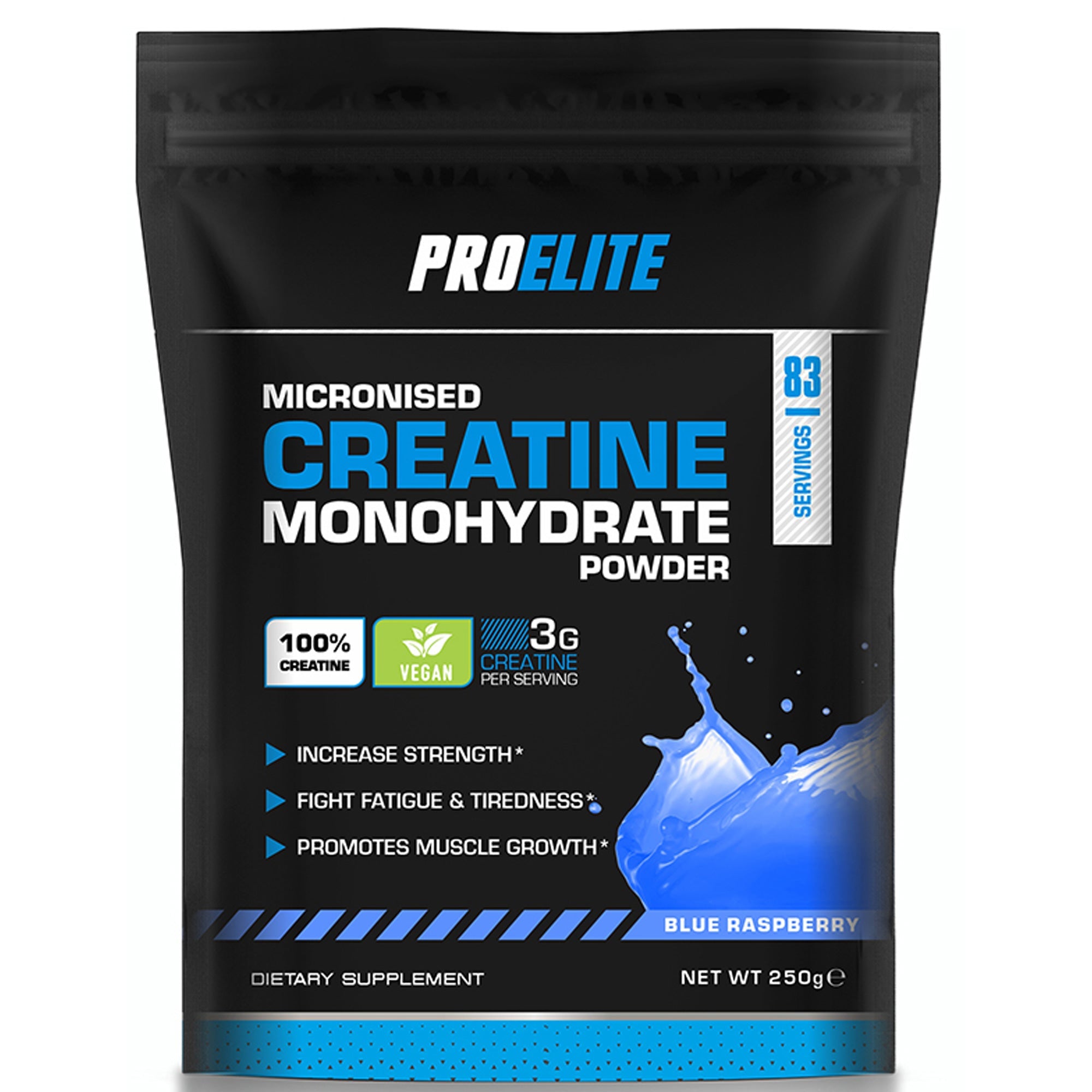 Creatine Monohydrate Pouch 250g | Pro-Elite