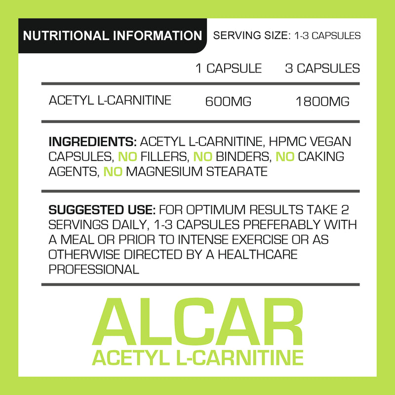 PROELITE Acetyl L-Carnitine Vegan Capsules