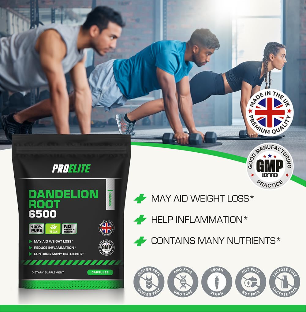 Dandelion Root Capsules | Pro-Elite