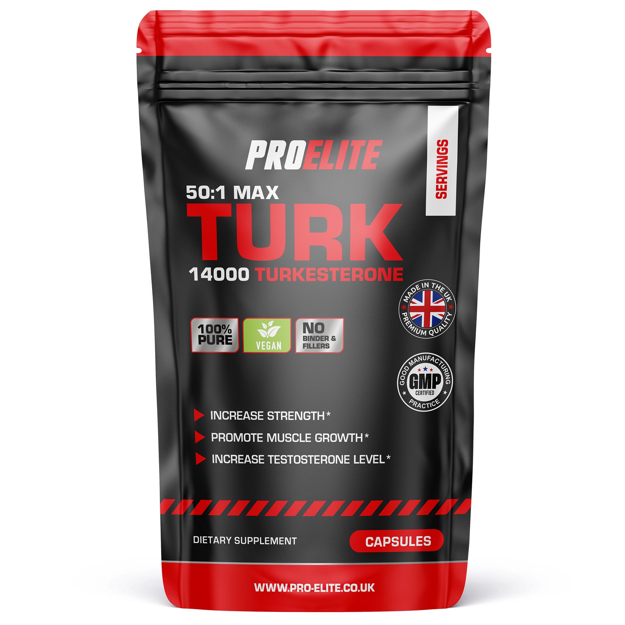 TURK Turkesterone Vegan Capsules | Pro-Elite