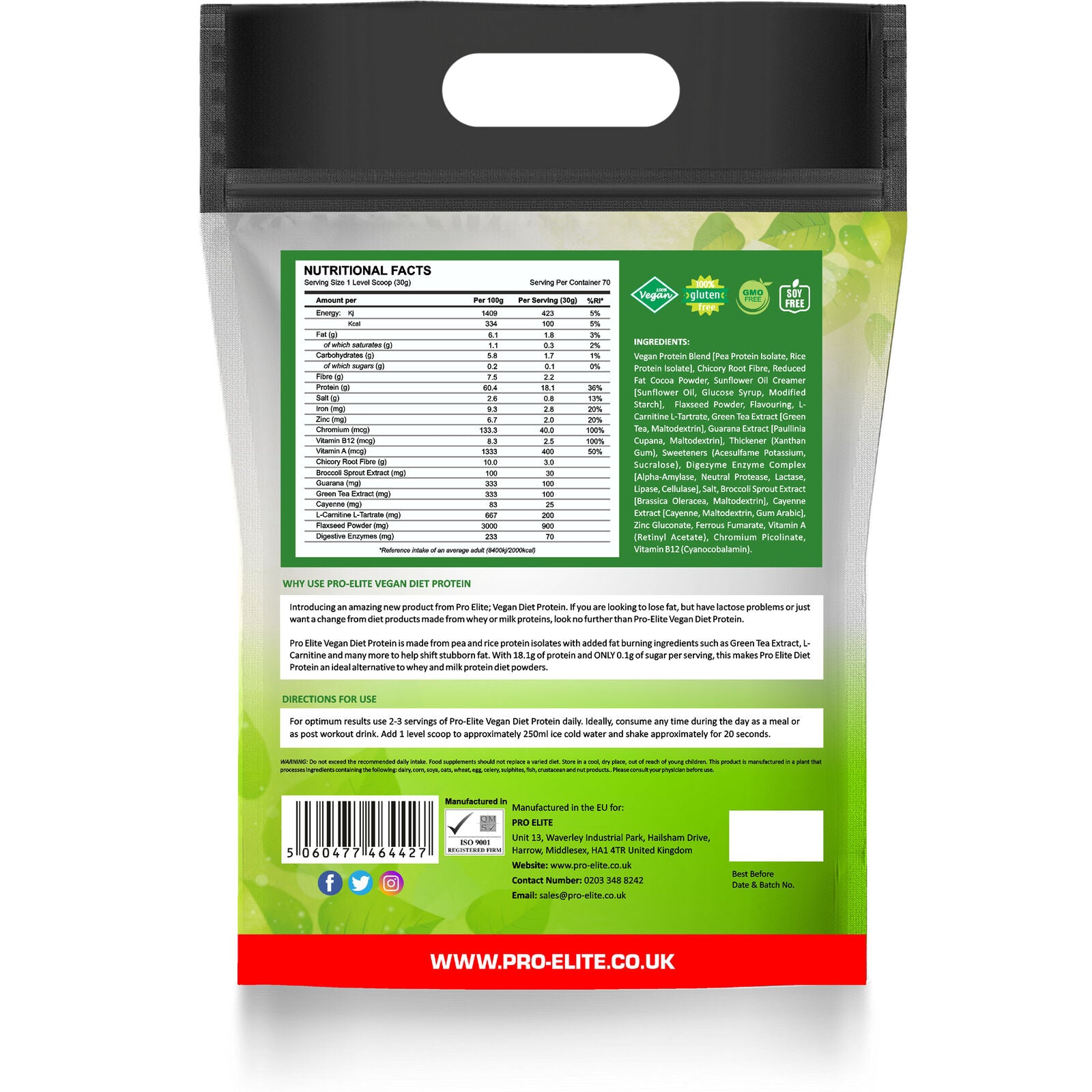 Vegan Diet Protein | Pro-Elite