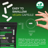 Dandelion Root Capsules | Pro-Elite